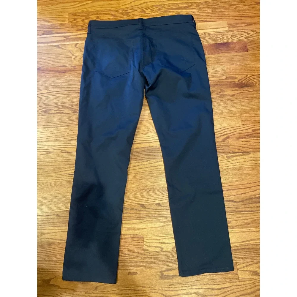 J. Crew Flex Men's Pants 36x32 Blue Grey Straight Fit Tech Performance Lot of 2